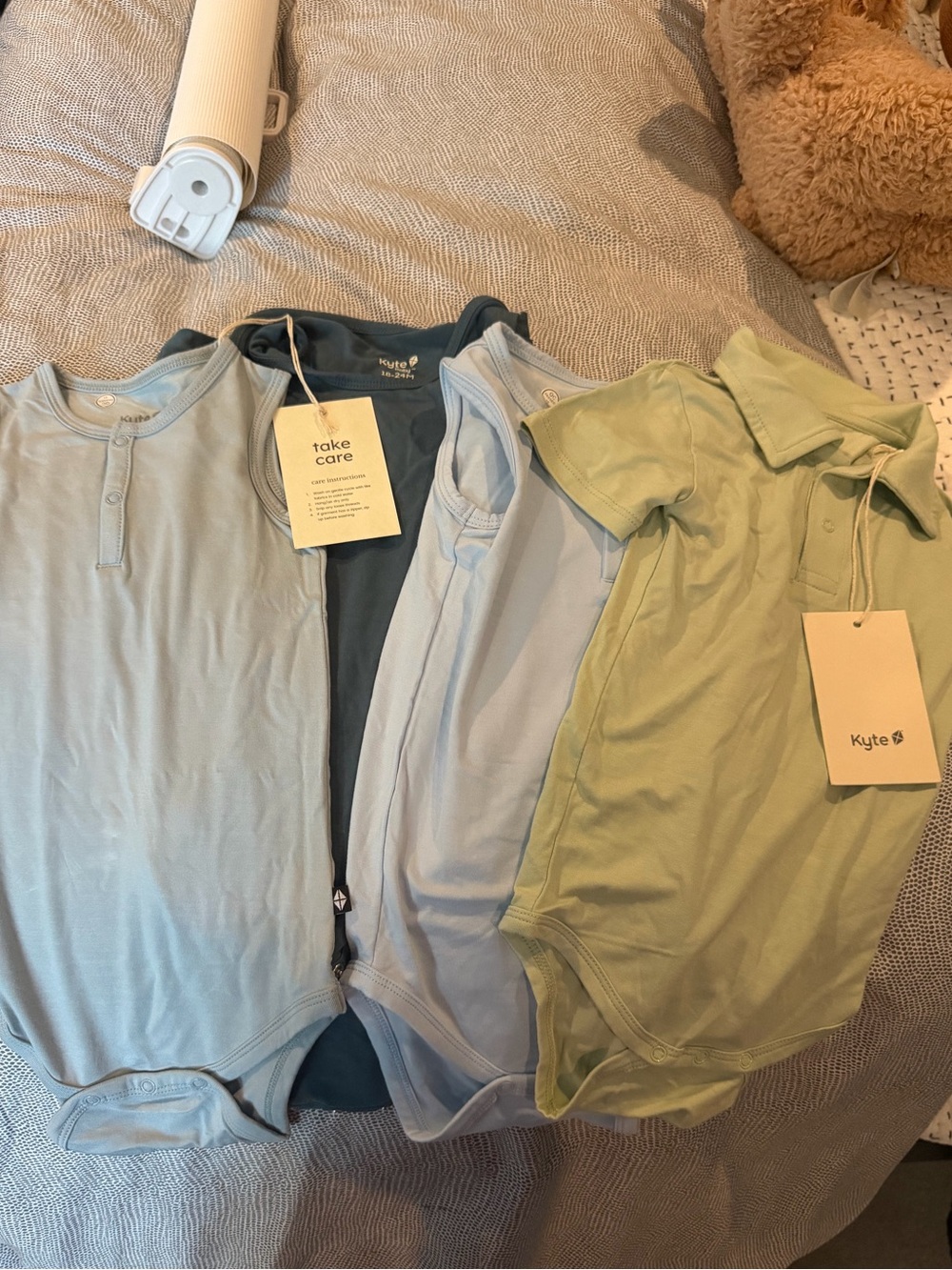 Kyte baby boys onesies
